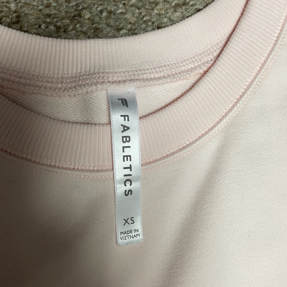 Fabletics Light Pink Sweatshirt - image 3